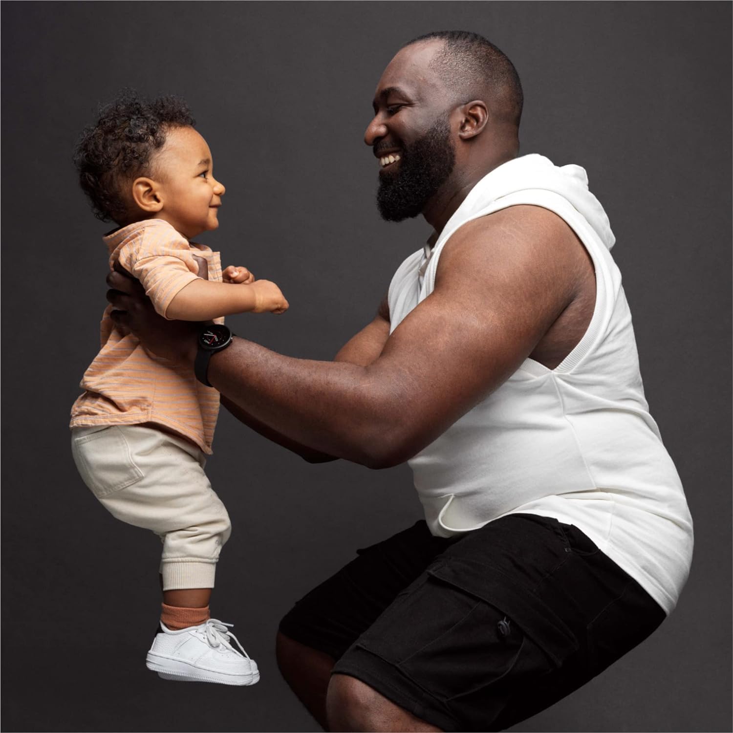 Polar Unite Water Resistant Health Tracker Gps Smartwatch With Fitness Monitoring Tools;, S L, For Men Or Women, Black Black